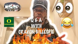 Who is Cravon Gillespie Nike Athlete Oregon [upl. by Eiramlirpa831]