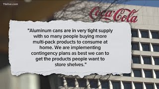 Low CocaCola supply blamed on aluminum can shortage [upl. by Ambert]