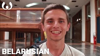 The Belarusian language casually spoken  Pavel speaking Belarusian  Wikitongues [upl. by Northey457]