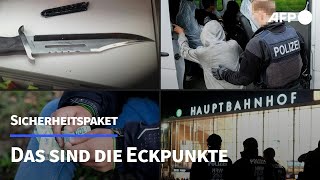 quotSicherheitspaketquot Das hat die quotAmpelquot beschlossen  AFP [upl. by Calmas]