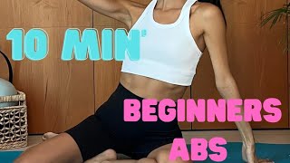 10 mins Pilates beginners Abs [upl. by Erny]