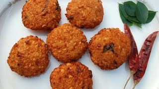 How To Make Kerala Style Parippu Vada Lentil  Dal Fritters [upl. by Aitat657]