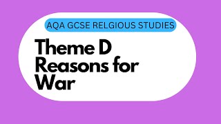 GCSE RS Theme D2 Reasons for War [upl. by Elik]