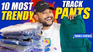 TOP 10 Best Track Pants for Every Men 🔥 Baggy Cargo Pants Haul 2024  Powerlook HRX  ONE CHANCE [upl. by Rambow]