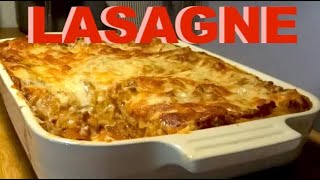 Lasagnes à la bolognaise amp sauce béchamel  lasagnes intenses et goûteux  Recette  120 [upl. by Acirat]