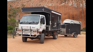 Mitsubishi Canter and camper walkthrough [upl. by Kaya]