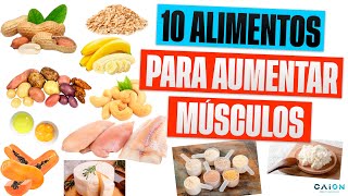 12 Alimentos MAIS BARATOS pra GANHAR músculo [upl. by Lorilee]