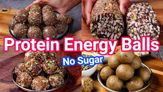 No Sugar Protein Energy Barfi amp Laddu Balls  Healthy amp Tasty Desserts  Protein Packed Energy Bars [upl. by Eamanna957]