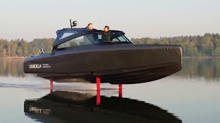 New Electric Hydrofoil Boat Makes Long Journey [upl. by Kruter616]