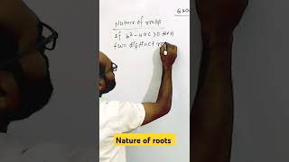 ch 4 Quadratic equations class 10 nature of roots maths [upl. by Shuler]