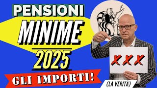 PENSIONI MINIME 2025 📈 GLI IMPORTI❗️Ecco A QUANTO SALIRANNO con quotlAumento EXTRAquot [upl. by Jb]