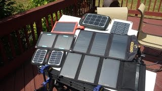 Portable USB Solar Panel Charger Review  Tests  Part 1 [upl. by Luise]