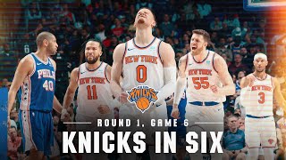 Knicks are moving on  Knicks vs Sixers Game 6 recap  2024 NBA Playoffs [upl. by Amees]