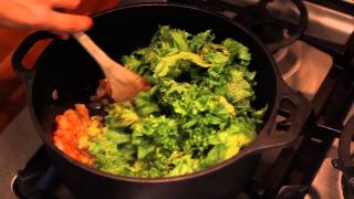 How to Make SouthernStyle Mustard Greens  Gourmet Vegetable Recipes [upl. by Kinsley]