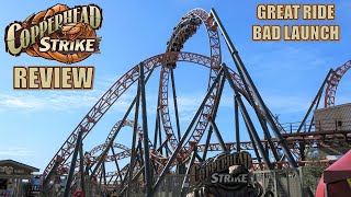 Copperhead Strike Review Carowinds Mack MultiLaunch Coaster  Great Ride Bad Launch [upl. by Dyanne]