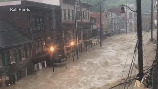 Flash flooding hits Ellicott City Maryland [upl. by Marquita]