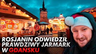 Rosjanin odwiedził prawdziwy jarmark w Gdańsku [upl. by Nodnart]