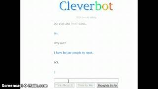 Cleverbot Conversations 1 Scary [upl. by Curhan]