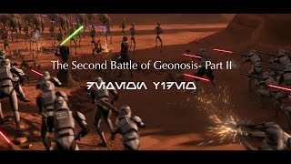 The Second Battle of Geonosis WITH nothing but ACTION PART 2 [upl. by Ayrad]