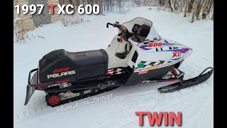 1997 Polaris XC  TXC 600 Twin Limited Build Walkaround [upl. by Miahc529]