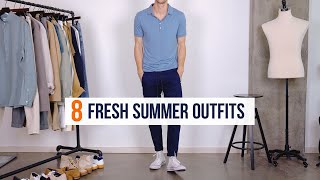 8 Summer Outfits for Men  Men’s Style amp Outfit Inspiration for Summer 2020 [upl. by Ney456]