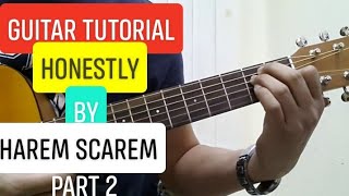 Honestly by Harem Scarem  Acoustic Guitar Tutorial  Part 2 [upl. by Boardman]