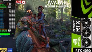 Avatar Frontiers Of Pandora Live Stream Ultra Ray Tracing  RTX 4090  i9 13900K [upl. by Hamel]