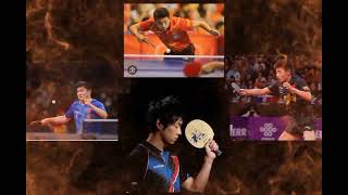 Zhang JikeFan Zhendong  MalongKokiniwa videotenismeja [upl. by Ainitsirc]