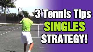 Tennis Strategy Tennis Drills and Tips For Singles Strategy With TomAveryTenniscom [upl. by Medovich958]