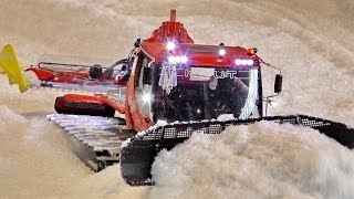 RC MODEL PISTENBULLY 600 AT THE HARD WORK  Faszination Modellbau 2016 [upl. by Dric]