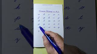 How to write English small letters  Cursive writing a to z  Cursive handwriting practice  abcd [upl. by Kristine]