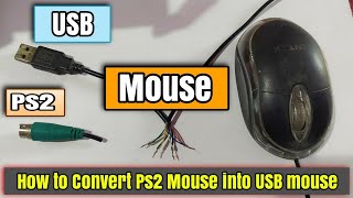 How to Convert Ps2 Mouse into USB Mouse at Your Home [upl. by Hsital]