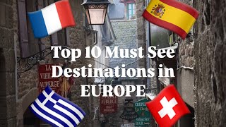 Top 10  MustVisit Holiday Destinations  Europe  2024 [upl. by Yrrehs19]