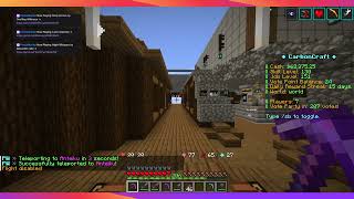 Searching for spawners on the CarbonCraft Minecraft server [upl. by Anatsirhc]