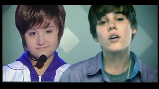 Your Face Sounds Familiar Kids Alonzo Muhlach as Justin Bieber Baby [upl. by Bunow]