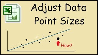 How to make scatter plot points smaller in Excel [upl. by Eliades]