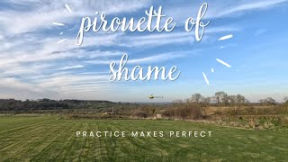 Pirouette of Shame RC Helicopter practice exercises [upl. by Hecht]