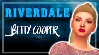 BETTY COOPER  THE SIMS 4  CREATE A SIM  FULL CC LIST [upl. by Ivor890]