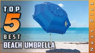 Top 5 Best Beach Umbrella Review in 2024 [upl. by Reina]