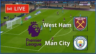 West Ham vs Manchester City live Premier League Full Match Football simulation Gameplay PC [upl. by Aiehtela]