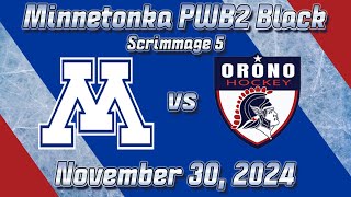 Minnetonka PWB2 vs Orono PWB2  113024 [upl. by Quirita]