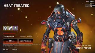 APEX LEGENDS  Caustic  Legendary  Heat Treated [upl. by Nosreh]