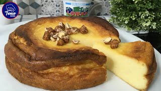 Tarta de Requesón o Ricotta muy sabrosa y con una textura muy suave  Receta tradicional 391 [upl. by Obellia]