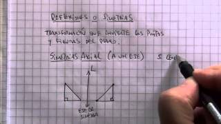 Transformaciones isométricas 06 Traslación Simetria Rotación [upl. by Patrica]