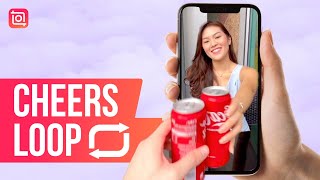 🔥Create TikTok Instagram Trending Cheers Loop Effect with InShot🔄 InShot Tutorial [upl. by Aztin914]