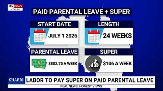 Superannuation changes for paid parental leave to ‘hurt’ federal budget’s ‘bottom line’ [upl. by Lurline]