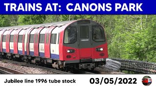 London Underground trains at Canons Park 03052022 [upl. by Elfie309]