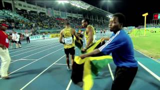 Jamaica Sets Mens 4x200 Meters World Record [upl. by Asilaj641]