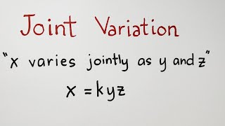 Joint Variation  Equation and Constant of Variation  Grade 9 Math Second Quarter [upl. by Ushijima]