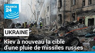 Guerre en Ukraine  Kiev et Kharkiv à nouveau les cibles dune pluie de missiles russes [upl. by Akemet78]